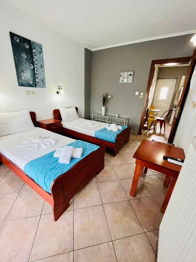 Poplar Lofts & Apartments Karavouzi Prínosz Kültér fotó
